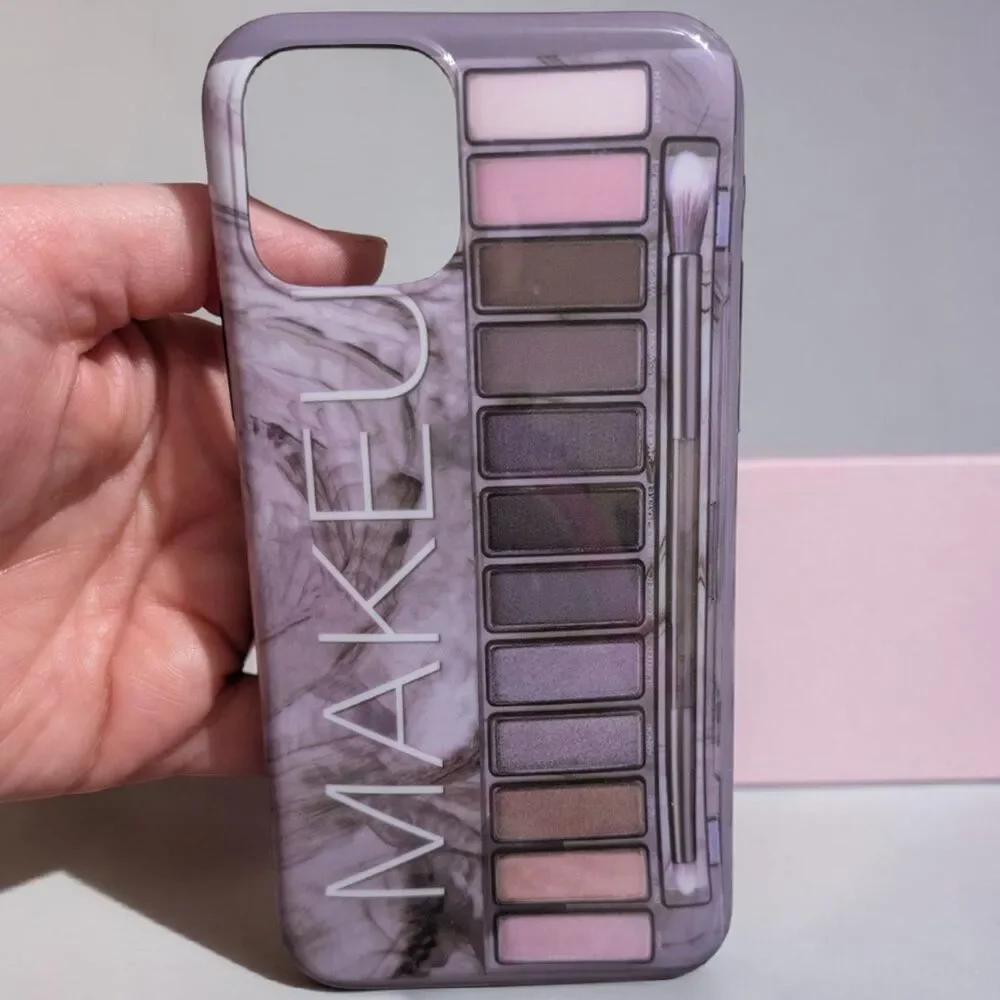 Gray Marble Makeup Palette Phone Case for iPhone 11 Pro 5.8